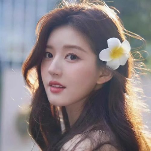 tktk海边度假风仙气鸡蛋花发夹女网红爆款感鸭嘴边夹发卡花朵