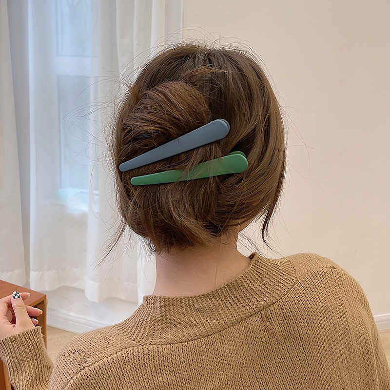 鸭嘴夹无痕大号洗脸发夹女侧边刘海夹发卡网红碎发夹子头饰化妆夹