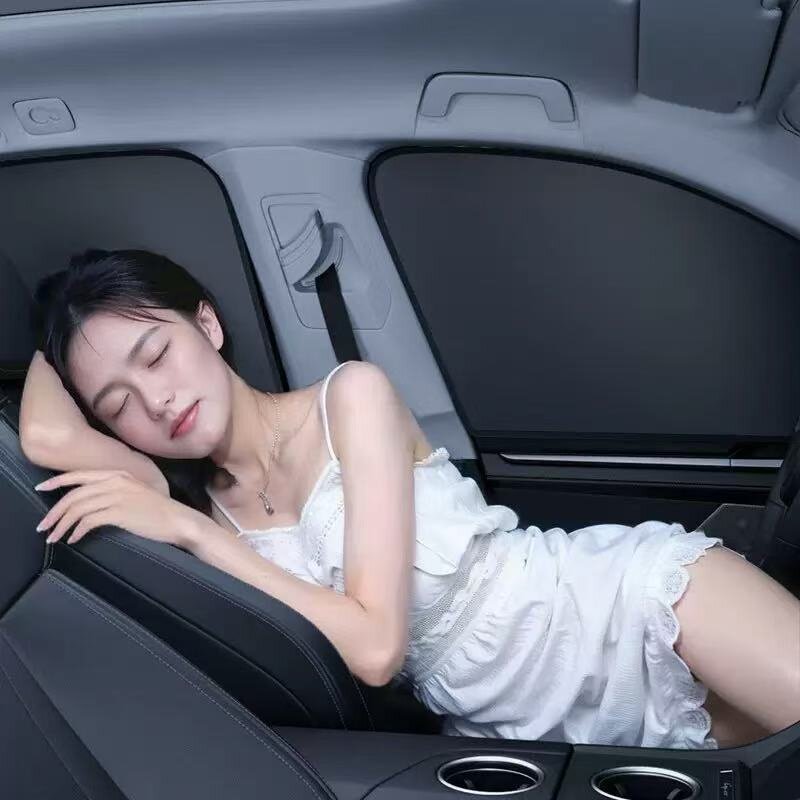 汽车遮阳帘车窗磁吸式防晒隔热布罩遮阳挡车用侧挡遮阳板遮光