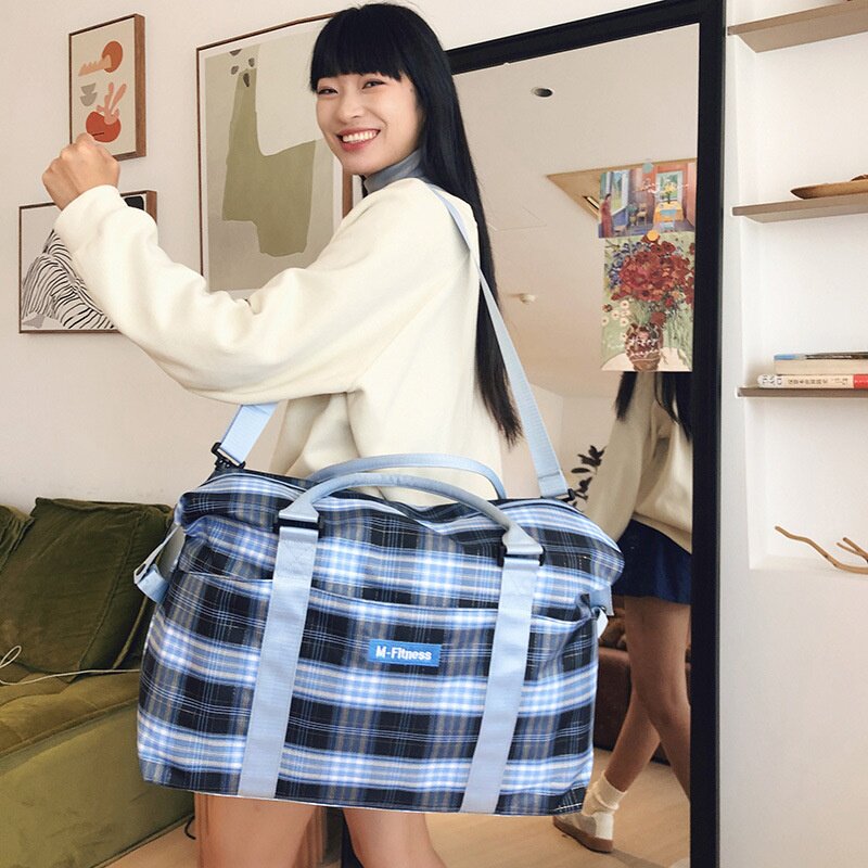 大容量短途出差旅行包女手提轻便防水待产收纳袋小清新时尚旅行包
