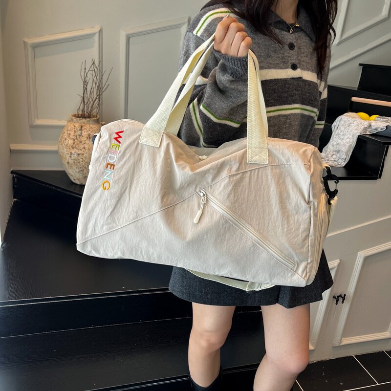 韩版健身包女训练包手提运动行李包瑜伽短途干湿分离游泳包旅行包