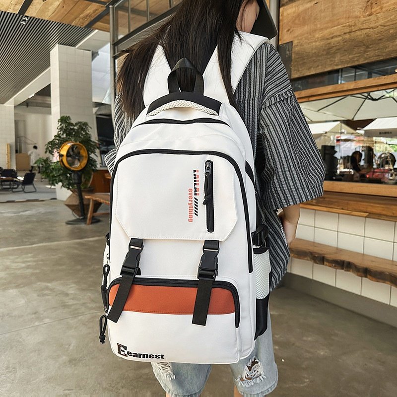 2026新款学院风双肩包男女情侣大学生背包2025新大容量百搭初高中