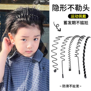 tktk儿童发箍不勒头男士洗脸头箍2025新款蓄发尴尬期隐形发卡