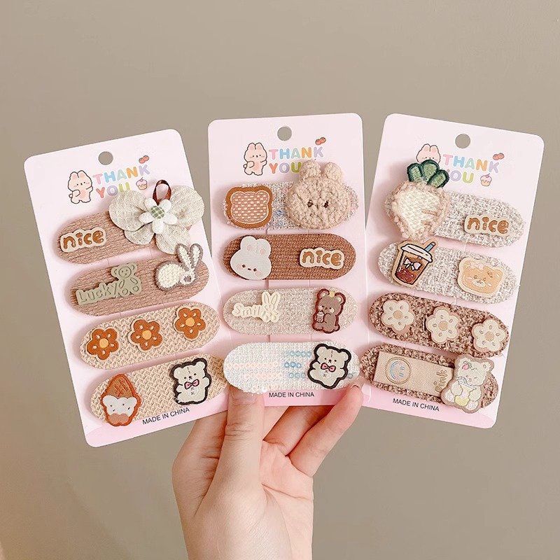 可爱宝宝刘海魔法贴儿童发贴婴儿魔术贴发卡卡通刘海头饰女童发饰