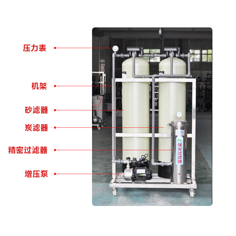 新款离子交换树脂过滤器锅炉工业大型软水设备商用活性炭水处包邮