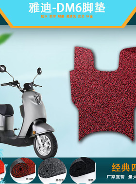 适用于雅迪DM6新国标电动车脚垫TDR2436Z TDR2663Z 冠能LI DM6-90