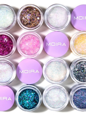 保税【两件25】Moira Hologram Glitter Gel镭射亮片胶啫喱彩色