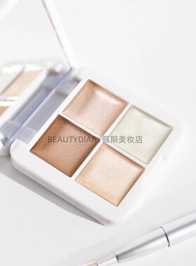 保税RMS Living Luminizer Glow Quad Mini迷你4色盘高光膏古铜膏