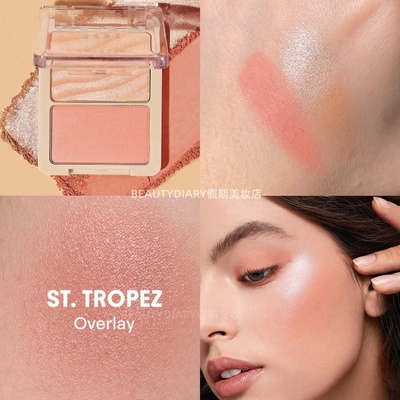 现货sheglam高光腮红一体综合盘Seville自然提亮粉质细腻9.2g