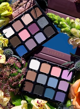 保税Viseart Petites Mattes哑光12色眼影盘1g*12迷你便携小盘