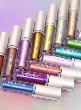保税Moira Chromatic Show Liner偏光金属色液体眼影眼线液高光