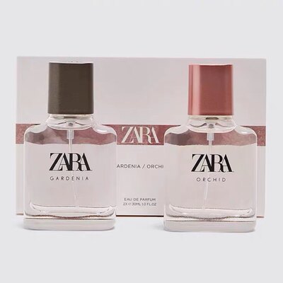 ZARA GARDENIA+ORCHID 飒拉女士栀子花香水/兰花浓香水套装正品