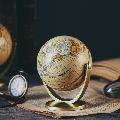 摄影搭配摆件仿古地球仪
