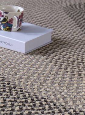 手工编织羊毛地FTO客厅简单加厚流行毯灰色无碍豪华家居书卧室房