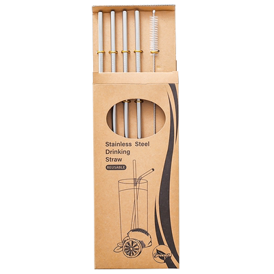 304不锈钢吸管带防尘盖吸管套