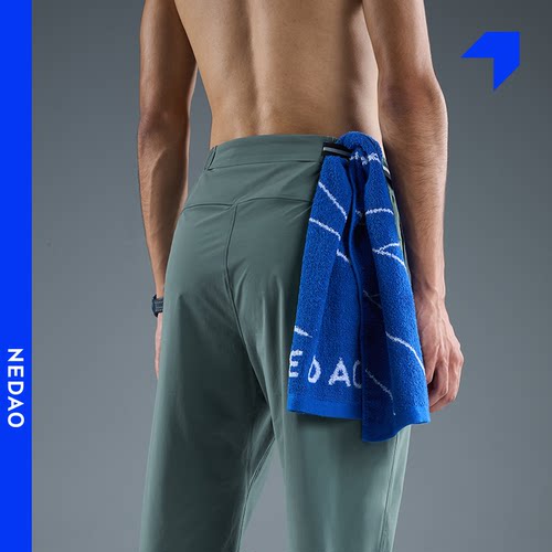 内道收纳跑步长裤四向弹力