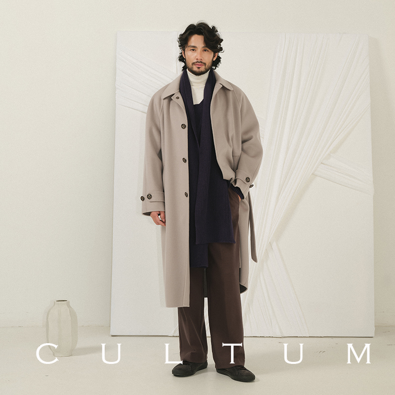 男女同款羊毛针织围巾慵懒松弛感