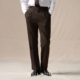 70%澳毛 CULTUM西裤 高腰直筒巴黎扣垂感抗皱商务双褶西装 裤 男