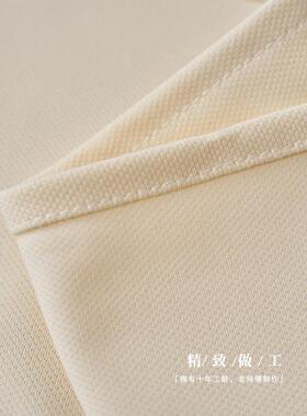 日系简约门帘台家面用双XEY短帘断帘隔免打孔撑杆布帘厨房卧室阳