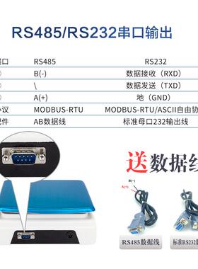 诺德玛RS4度85电/RS232通讯子天平MOUDBUS-RT协议高精称重采集