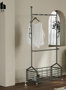 可移动帽架落地卧衣衣室家用多功能挂衣架房间架NQB置物一体晾衣