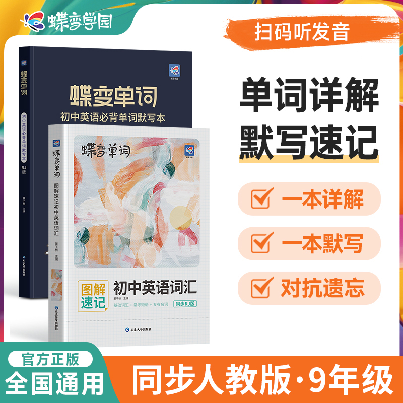 2025版蝶变中考英语词汇