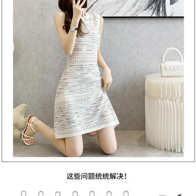 复古风修身显瘦连衣裙