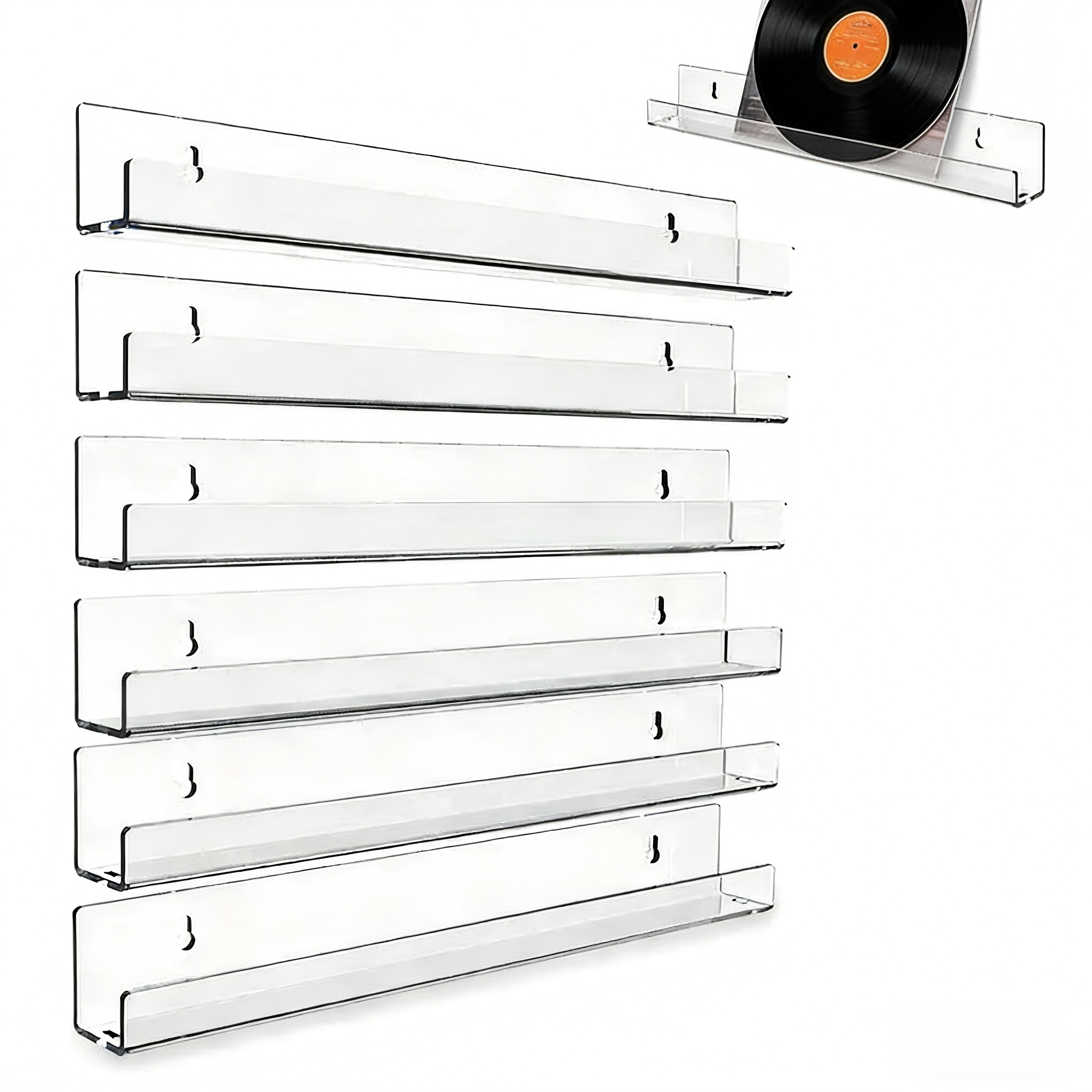 亚力克挂壁架唱片专辑展示架图书化妆品置物架厨房杂物收纳挂壁架,橡塑材料及制品,亚克力/有机玻璃,淘宝优惠券,粉丝福利购,淘宝优惠卷