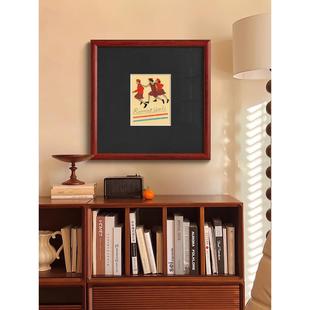 “奔跑的女孩”法国壁龛艺术装饰画餐厅走廊斯堪的纳维亚覆古中世