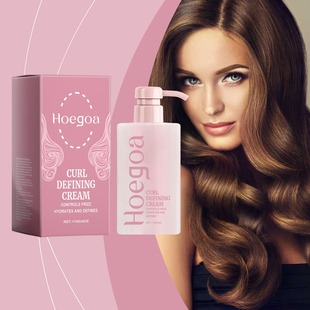 Hoegoa Curling Cream卷发定型霜刘海卷发护理头发造型蓬松卷发膏