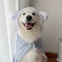 Синий цветной плащ