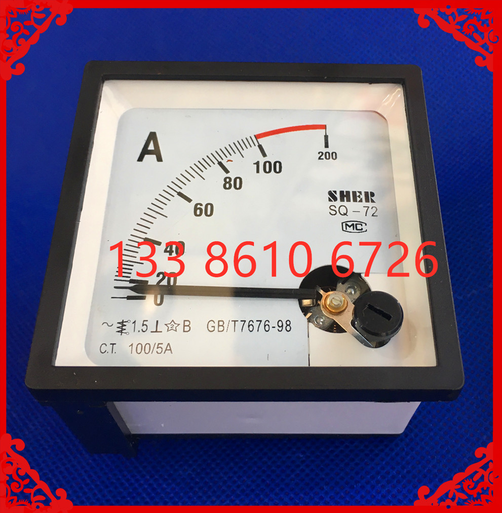 SQ-72 电流表电压表10A30A50A100A200A300A400A500A450V交流 直流