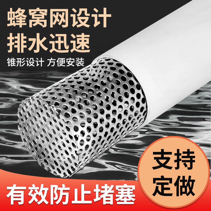不锈钢快装通风口排气管排烟管浴霸洞口防护网卫生间管道防堵网