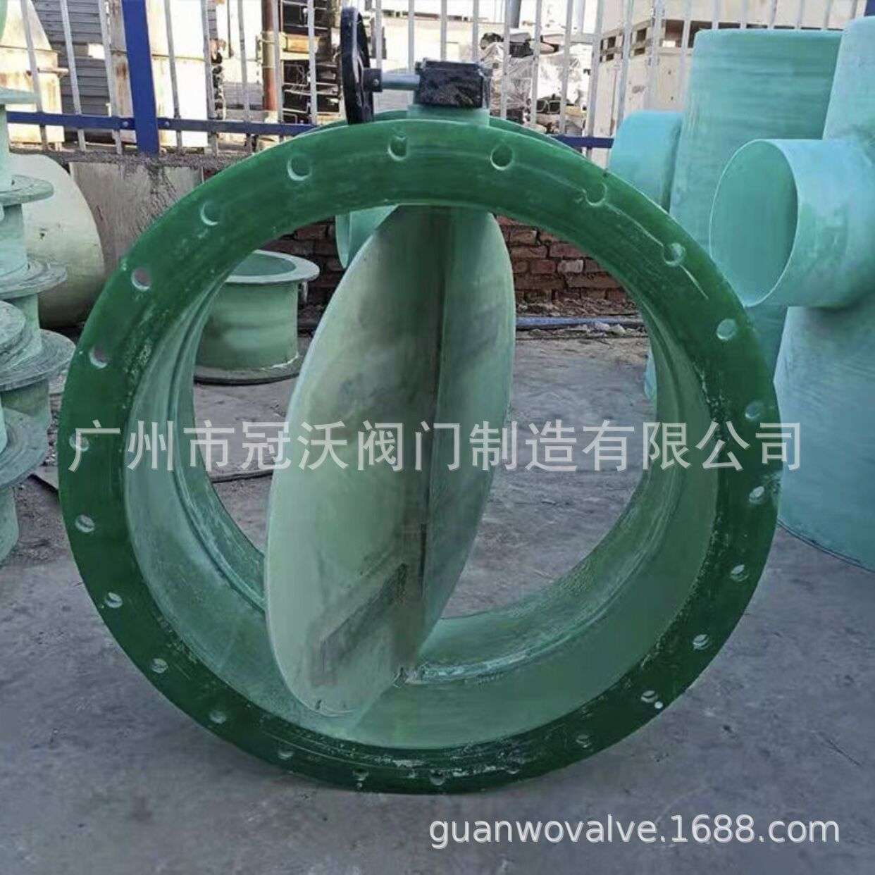 玻璃钢风阀 止回阀 法兰式手动涡轮蝶阀电动气动风量调节阀通风阀