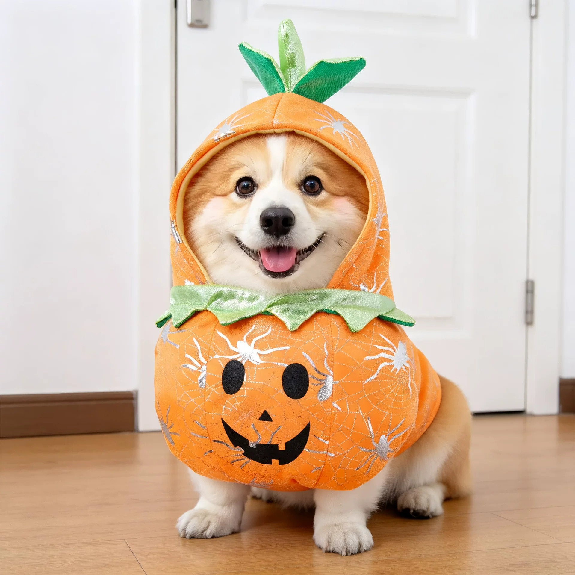 宠物狗狗万圣节主题衣服泰迪柯基猫小型犬搞怪南瓜cos搞笑变身装