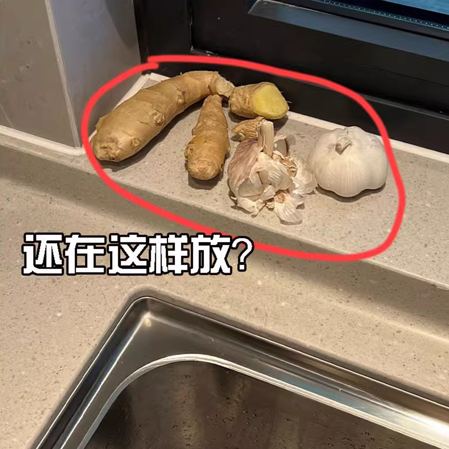 厨房葱姜蒜收纳盒吸盘置物架壁挂生姜收纳神器免打孔筐配菜备菜盘
