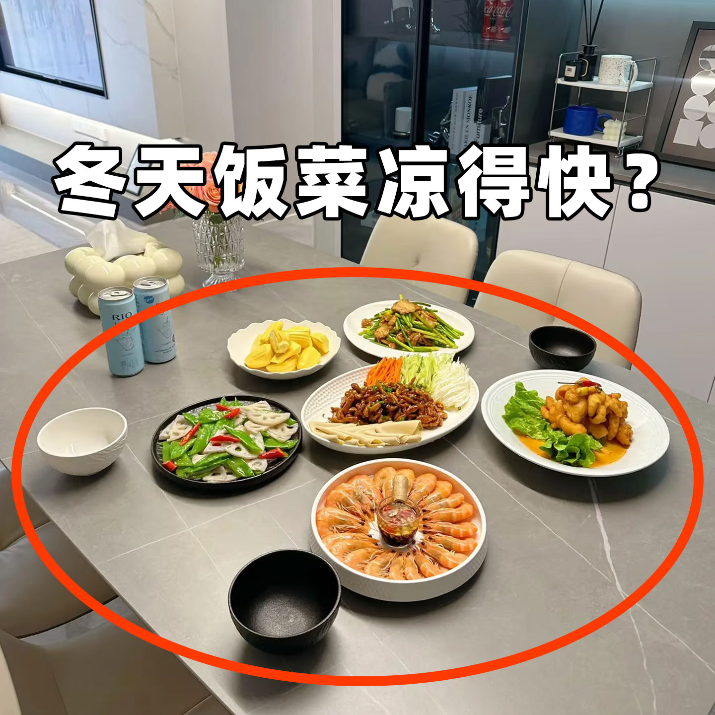 保温菜罩2025新款家用餐桌盖加厚折叠冬季剩饭菜神器微波炉清洁器