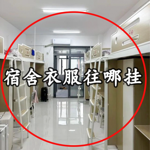 学生宿舍上铺挂衣架床尾衣物收纳挂架可伸缩折叠神器旅行洗漱套装