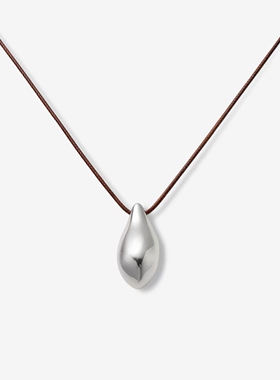 董洁同款时序花苞水滴长项链女