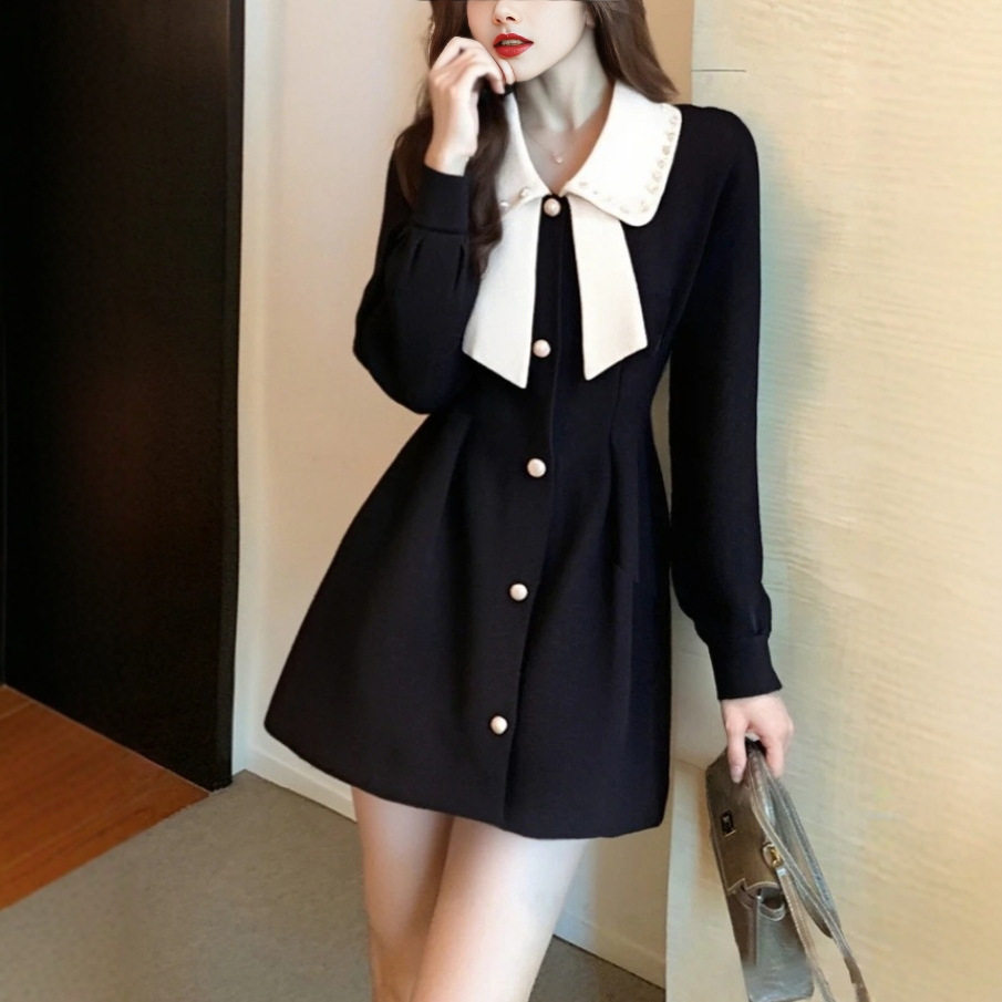 加绒加厚法式秋冬季连衣裙重要场合漂亮裙子出席重要场合的裙子潮,女装/女士精品,连衣裙,淘宝优惠券,粉丝福利购,淘宝优惠卷