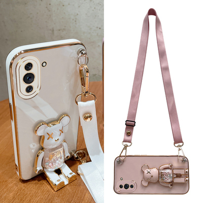 可背带可站立带支架手机壳