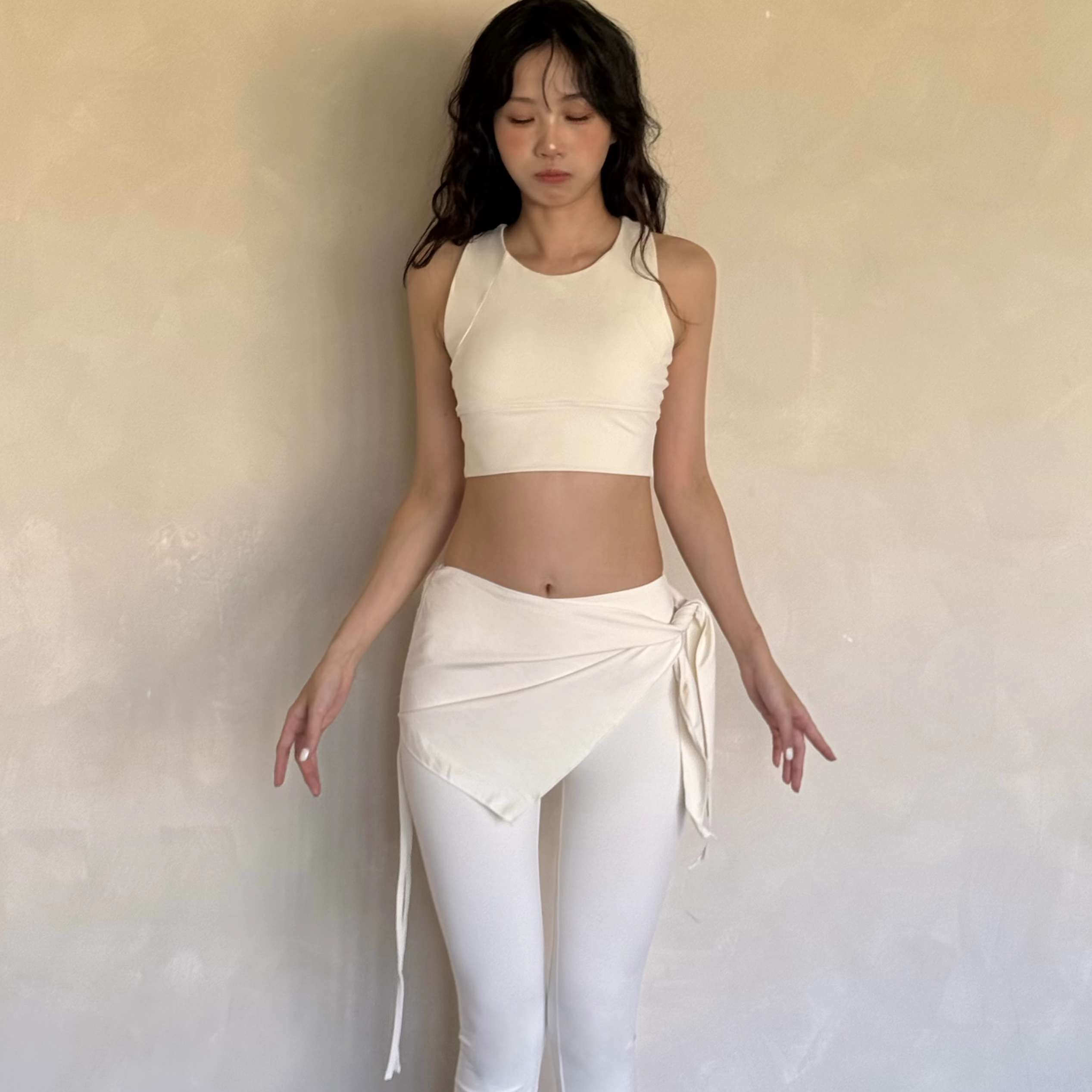 kokoyaya瑜伽服女套装普拉提背心带胸垫运动长裤外穿健身秋冬季