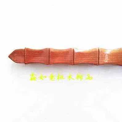 新新品纯桃木雕姜子牙打神鞭一体木锏九节鞭菱形鞭挂件摆件工艺品
