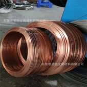 紫铜线压扁拉方扁条调直方线校直剪裁建筑捆绑铜丝全软红铜线