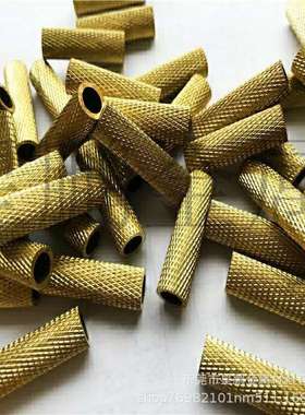 网纹黄铜管直纹黄铜棒  6*1.5mmH59滚花铜管精切割拉花铜管