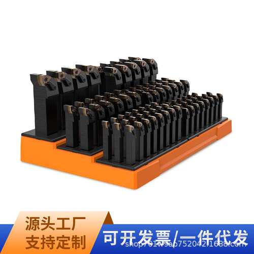 cnc丝锥钻头铣刀收纳盒走心机车刀杆er筒夹BT30/40/50刀柄整理架