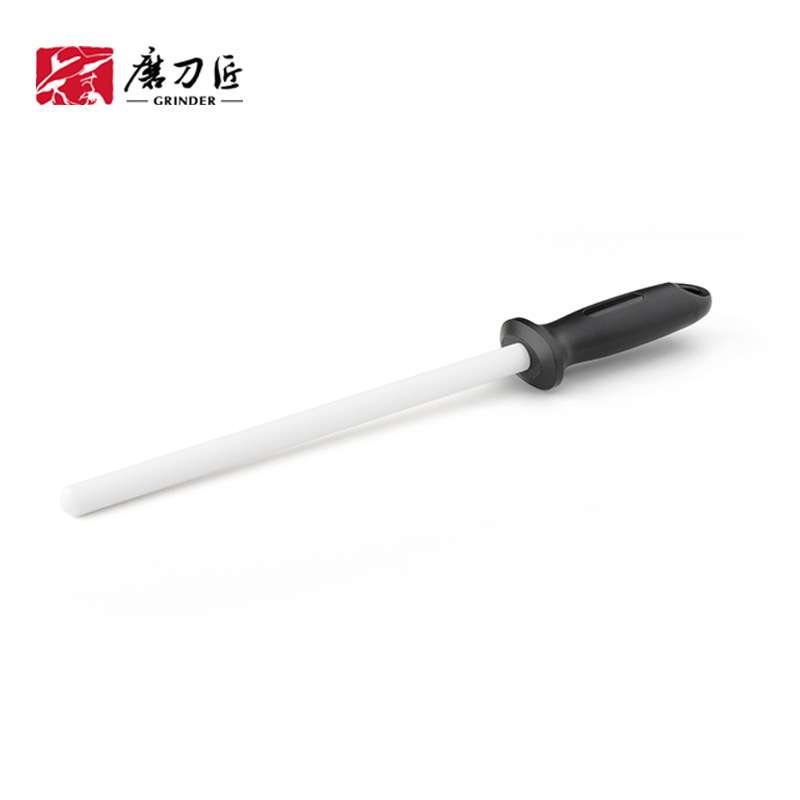 磨刀匠磨刀器陶瓷磨刀棒10寸厨师专用磨刀棒专业磨刀器