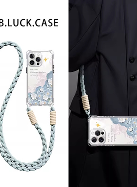 油画粉花挂绳适用一加ace5手机壳11r新款ace3V高级女1加ace2v卡通一加10t可爱acepro全包硅胶一加13防摔12套