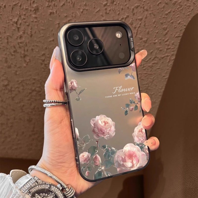 粉色玫瑰适用苹果17promax手机壳新款iPhone16pro高级感超火爆款15pm彩银磨砂14pm可爱13女12防摔17air保护套,3C数码配件,手机保护套/壳,淘宝优惠券,粉丝福利购,淘宝优惠卷