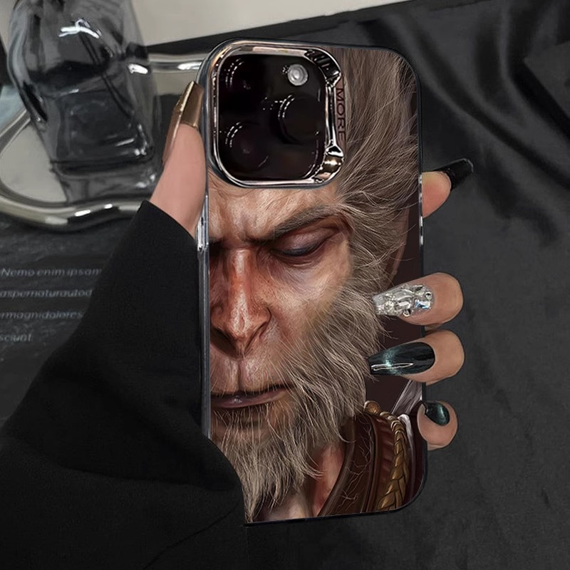 适用苹果电镀圈彩银黑神话悟空